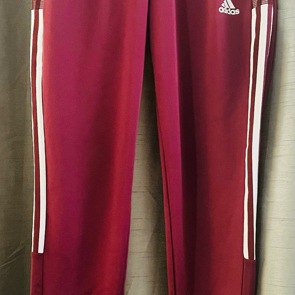 Women’s Adidas Maroon Track Pants - Size Small